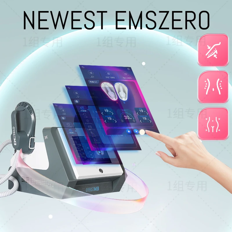 EMSZERO 6500W HI-EMT+RF EMS Svalová sochárska sochárska so sochárskym strojom so 4Handles RF Pelvic StimulationPadsoptional Salon 2025