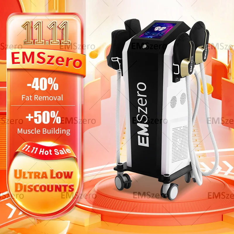 Emszero Body Scharpting Machine Tvarovanie 6500 W 200 Hz Rádio -frekvencia RF svalový stimulátor