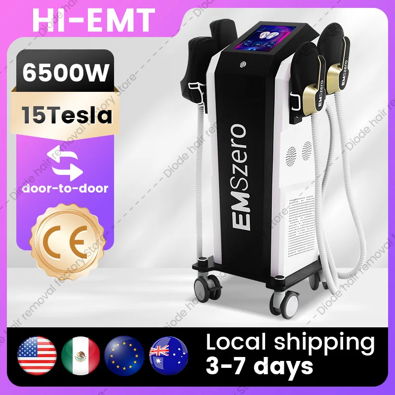EMSZERO PRO NEO 6500W RF 15TESLA Hmotnosť stratiť elektromagnetické panvové chudnutie Neo ems Body Sculpt Stroj