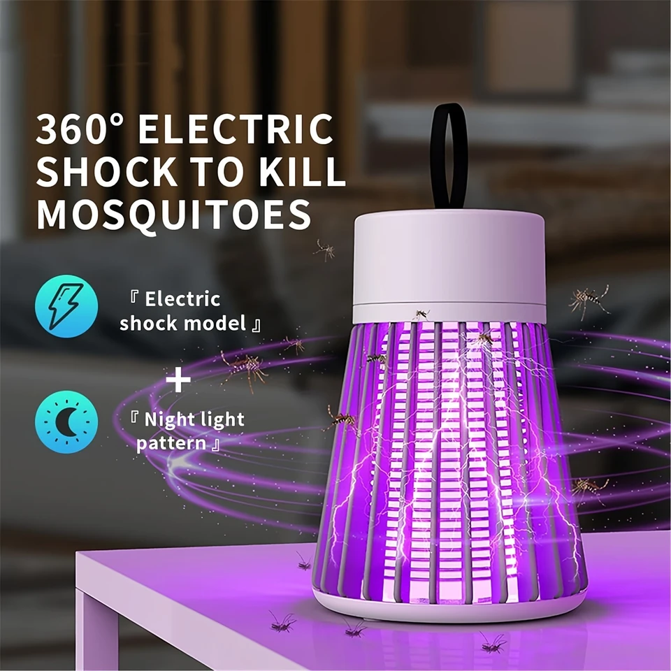 Energeticky efektívny LED LED Mosquito Zapper - Efektívny eliminátor chýb - USB Indoor Bug Killer - Premium Fly Ap