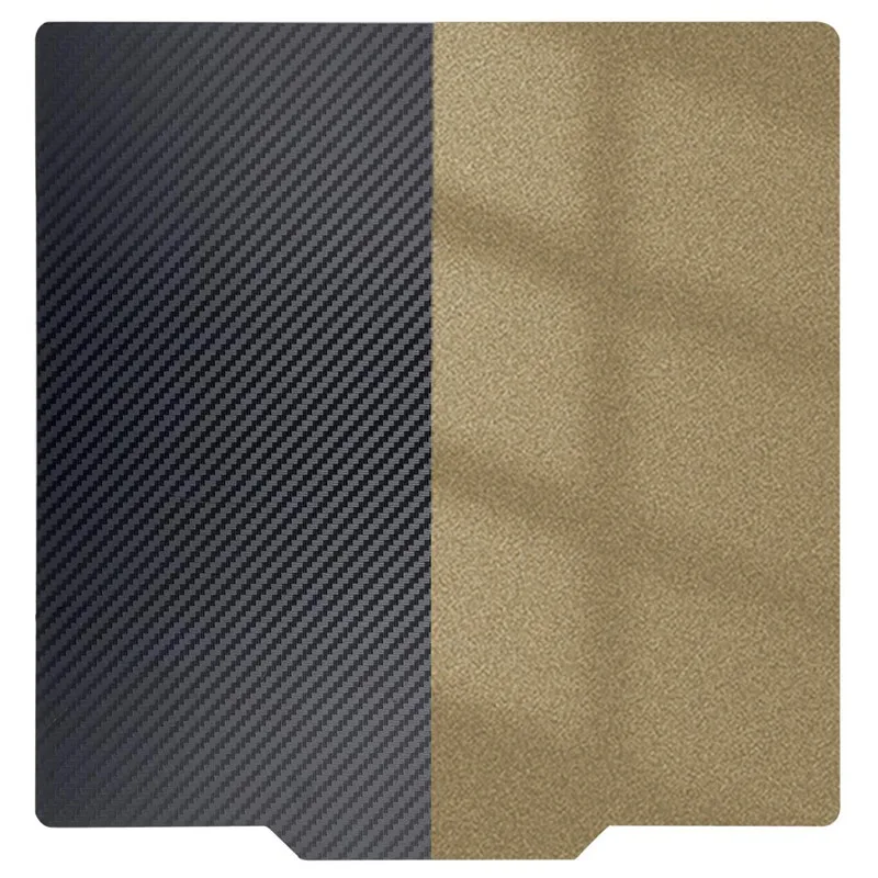 Energetický list PEI 160x160 mm obojstranná textúrovaná PEI +hladký povrchový/domáci povrch Spring oceľový posteľ pre šalátové vidlice 3D tlačiareň