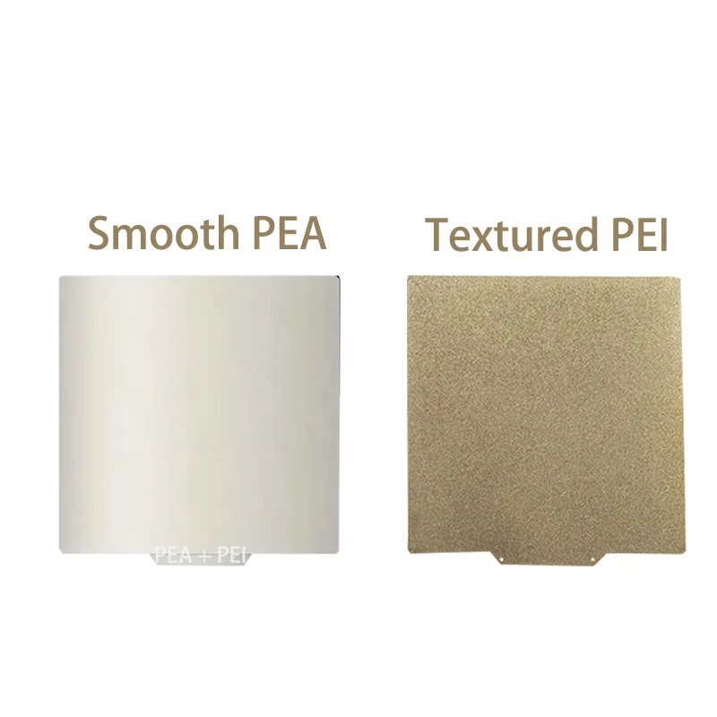Energický 120x120mm Voron V0 PEI List Double Side Hladká/textúrovaná hrach+PEI Spring oceľová doska Flexibilné magnetické vyhrievané lôžko