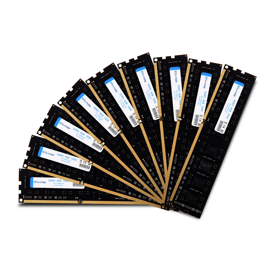 Envinda DDR4 RAM 8GX2 16GX2 3200MHz RGB RAM 32G 16G 64G DUAL KANÁL DIMM Memoria RAM 1,35V DDR4 RGB RAM pre pracovnú plochu