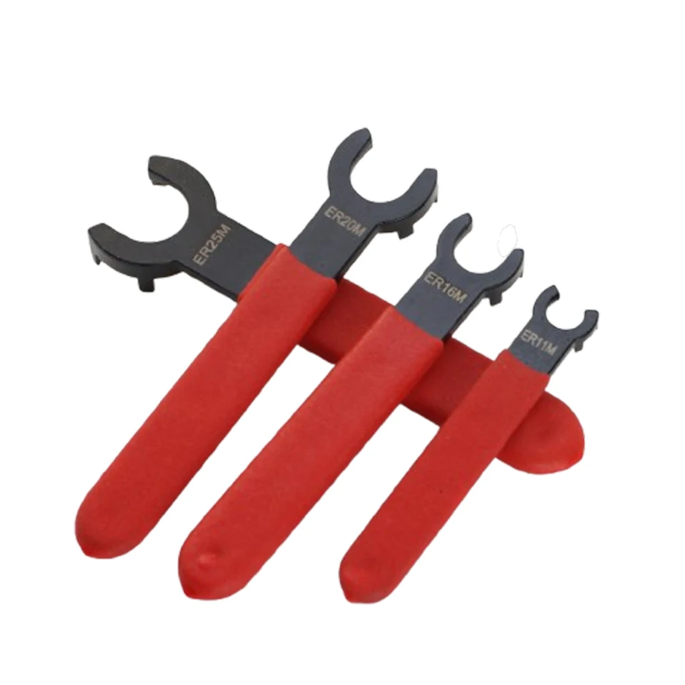 ER spanner m typ er8 er11 er16 ER20 ER25 Kľúč CNC Lathe Tools Collet Chuck Nut