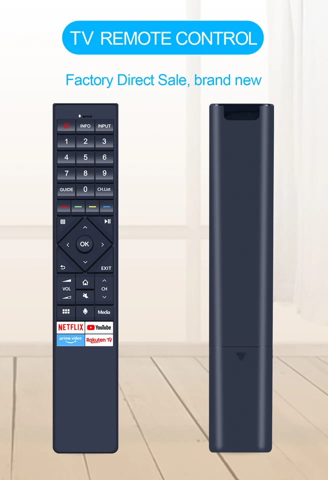 ERF3A72 Diaľkové ovládanie je vhodné pre Hisense QLED 4K TV 50U7QF 55U7QF hlas