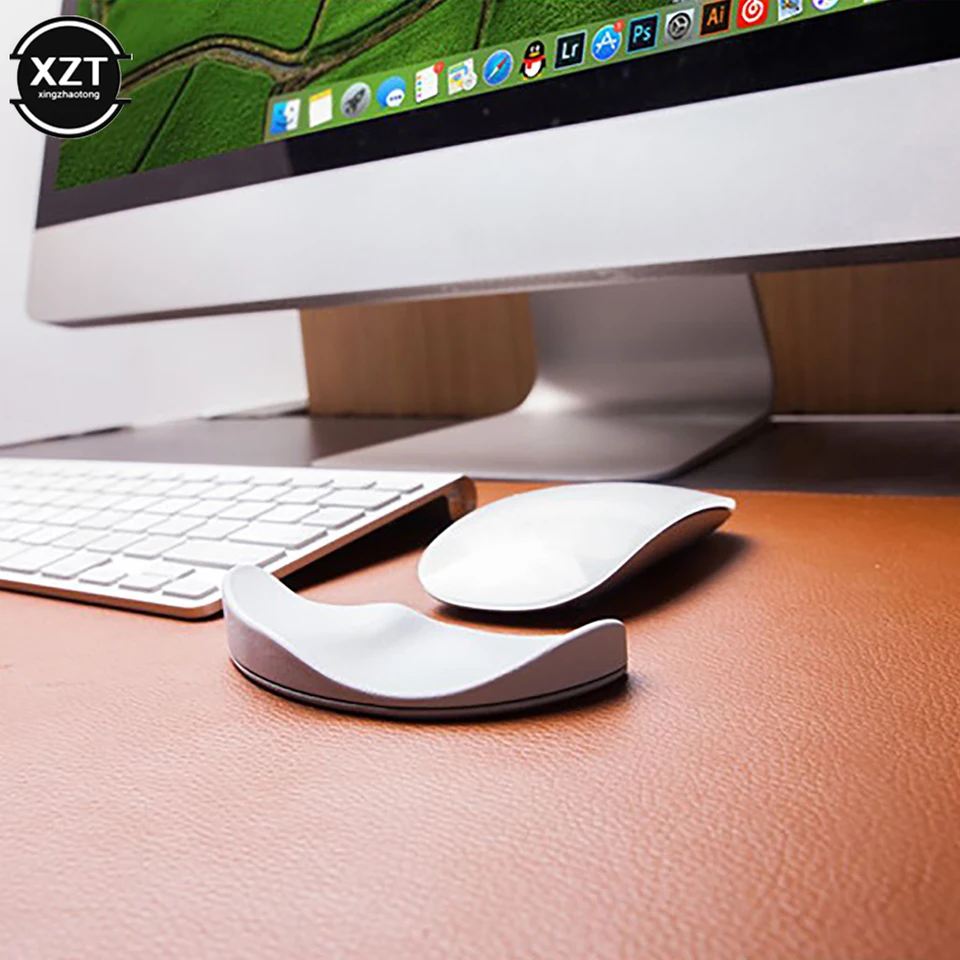 Ergonomická podložka myši Patrík na zápästie kremíka Silikon Gel Non-Slip Stremline REST REST Podpora podpora pre Office Gaming PC vľavo/doprava