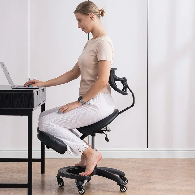 Ergonomické kľačie stolička pre domácu kanceláriu Stočná štúdia Študijná štúdia počítačovej stoličky stoličky na zlepšenie posedenia na sedenie