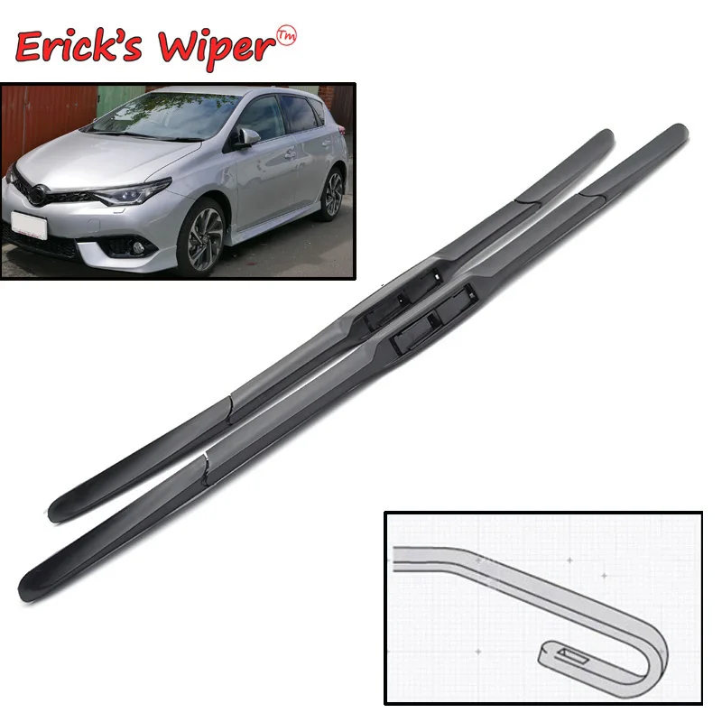 Erickov stierač hybridných čepelí predného skla predného skla pre Toyota Auris E180 2012 - 2018 Černé sklo okna čelného skla 26 