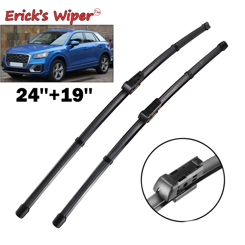 Erick's Wiper LHD Front Wiper Blades pre Audi Q2 2016 - 2023 čelné sklo čistého okna Dážďové kefy 24 