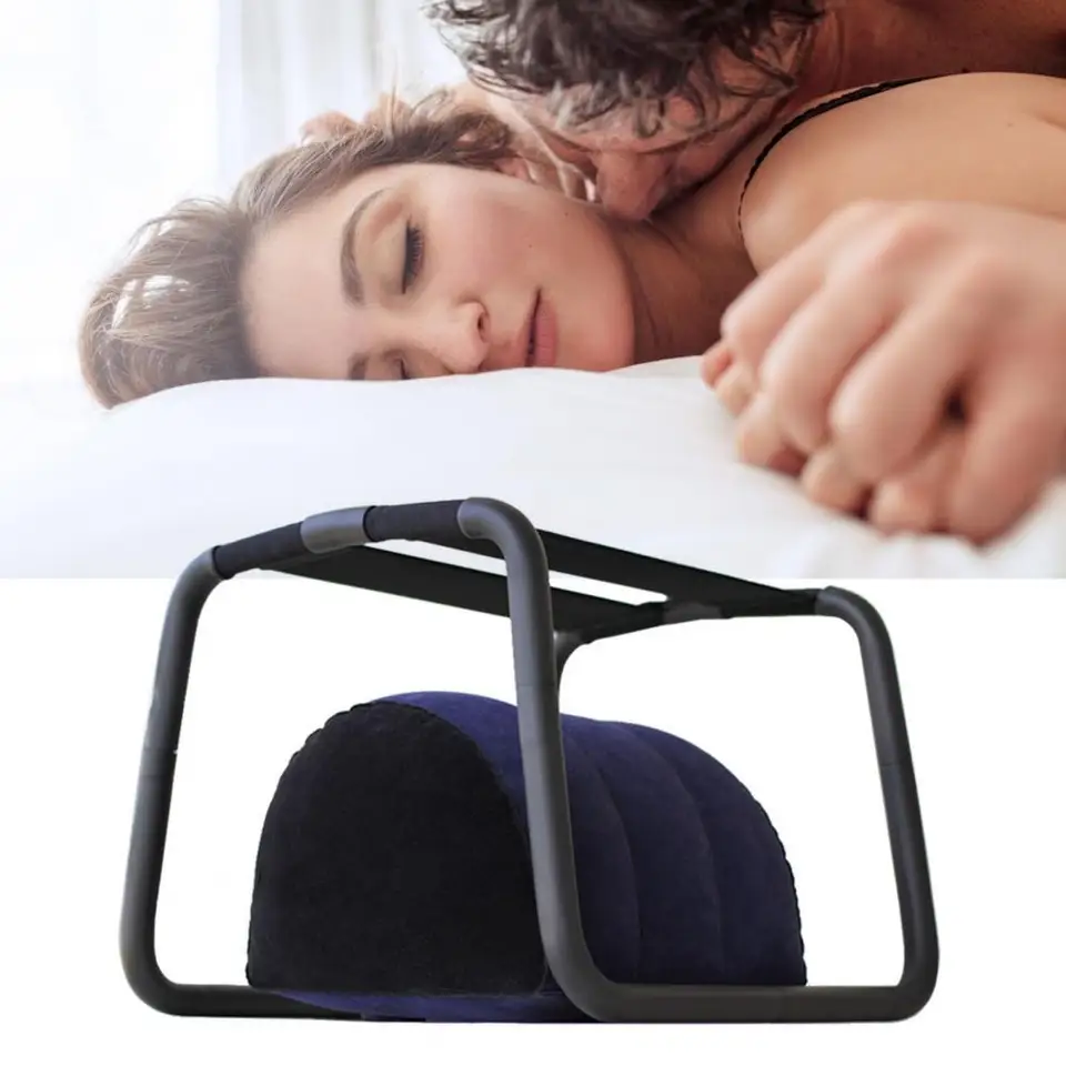 Erotická stolička Elastická skupina nafukovací sexy vankúš na pohovku 2 v 1 pridajte radosť z flirtovania železného rámu masturbácia.