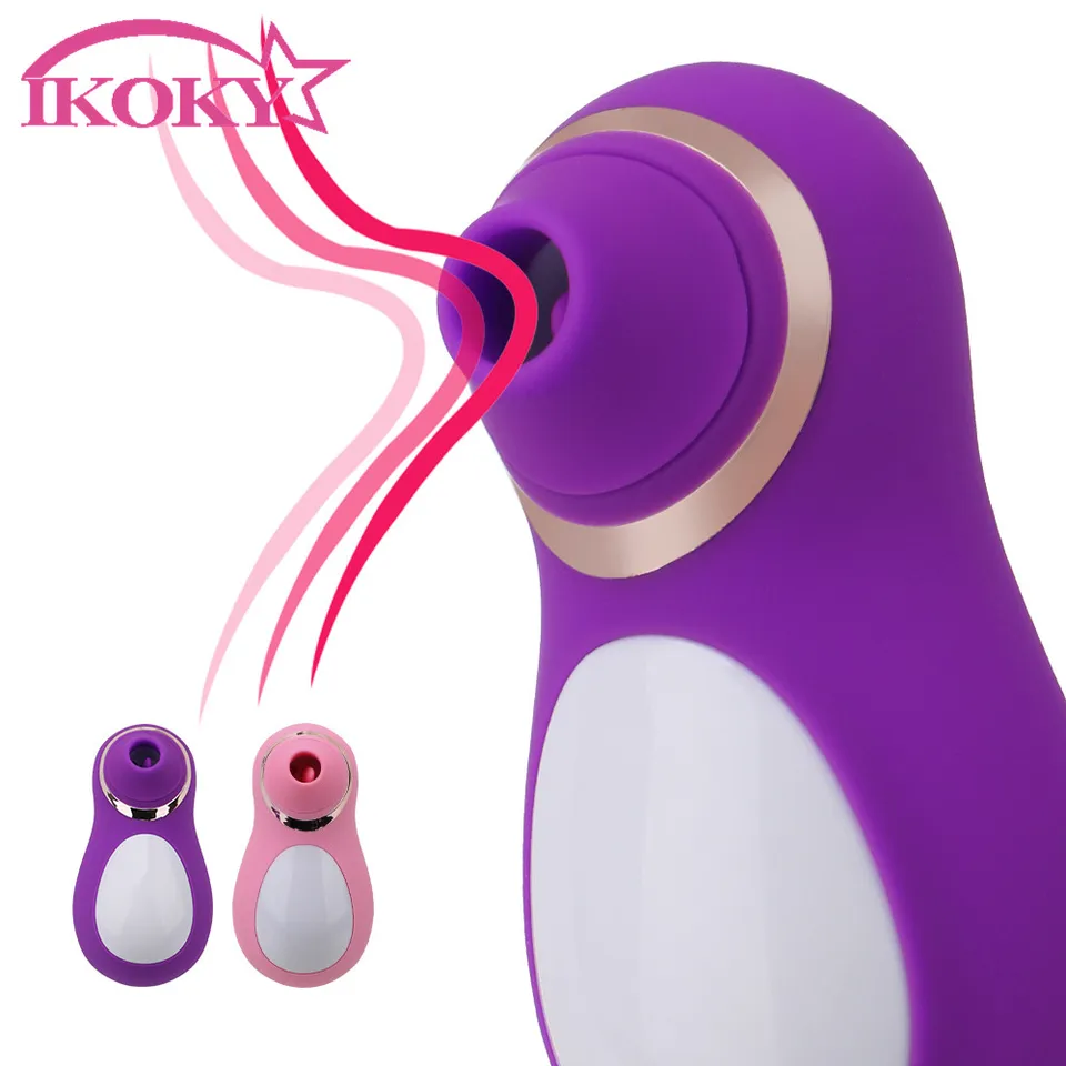 Erotický tučniak Vibrátor Vibrátor Vibratorový stimulátor klitorisu 10 Rýchlosti Silikón G-Spot Sex Perorálne lízanie jazyk Suanie sexuálne hračky pre ženy