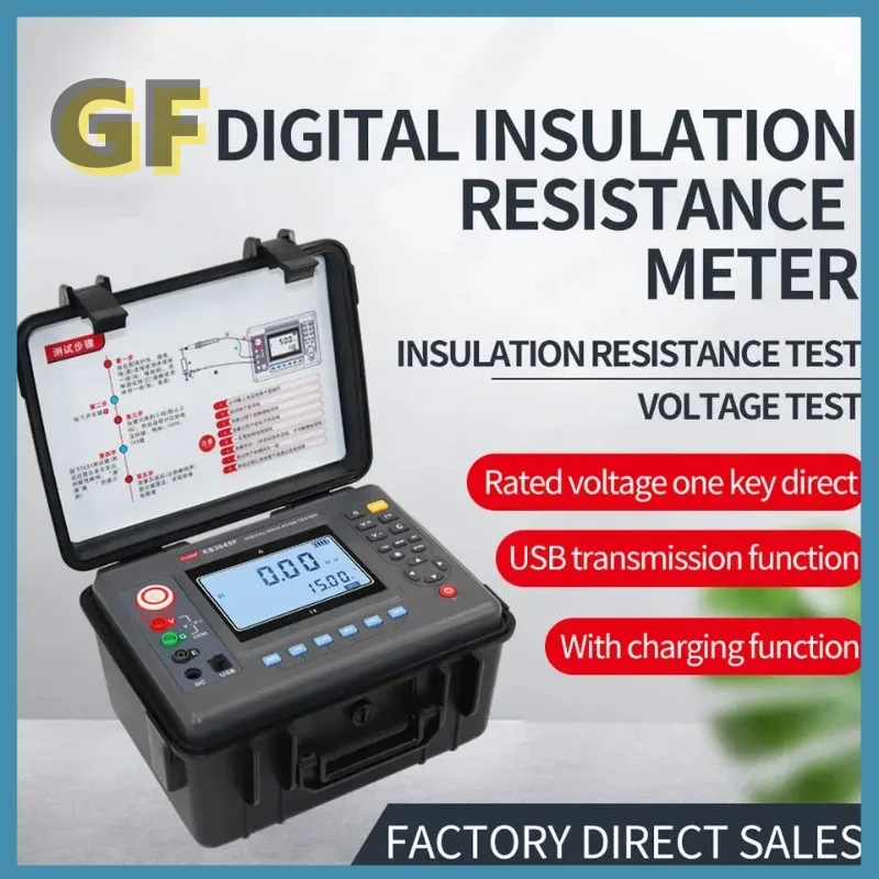 ES3045 ES3045E ES3045F Digital Megohmmeters Megohm Izolačný odporový test