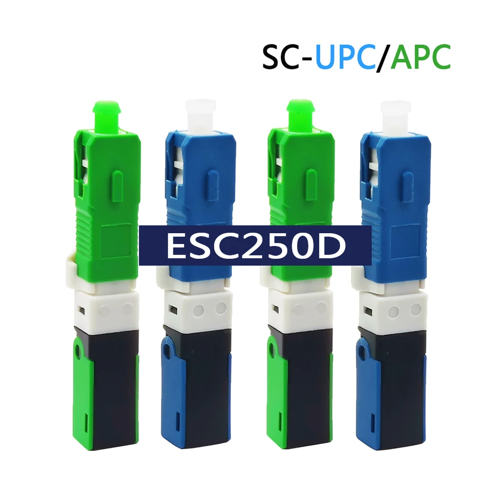 ESC250D FTTH SC UPC OPTICKÝ FIBE RÝCHLE CONTOKTOR SC FTTH OPTICKÁ OPTICKÁ OPTICKÁ KONEKTOR VLASTNÍCTVO ESC250P