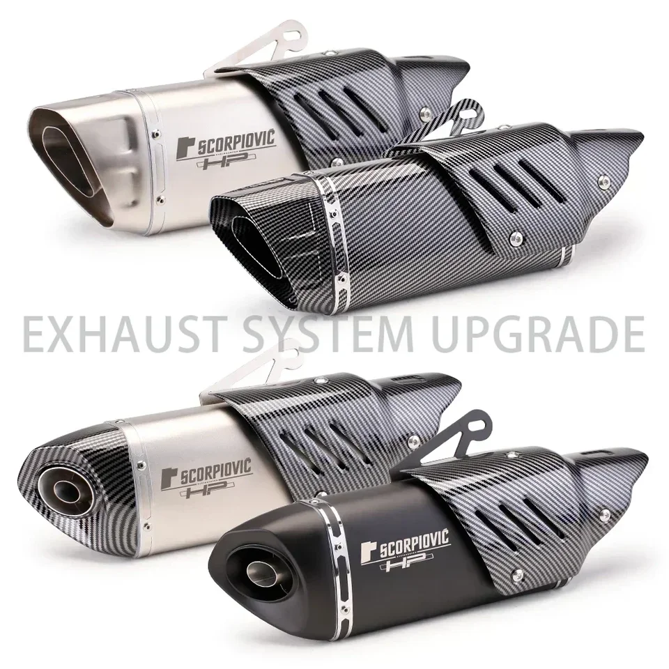 Escape Moto Universal Motocross Sump Motocycle Motocy ctipe Tufnler Bicycle CBR650F CBR300 Z250 Z400 R3 R6 CB500 Universal Rúrka