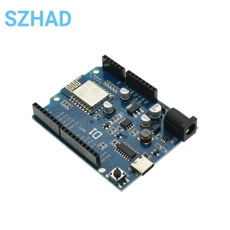 ESP-12E vývojová doska WiFi pre Wemos D1 Uno R3 CH340 CH340G ESP8266 SHIELD SMART ELEKTRONICKÁ PCB pre Arduino kompatibilnú IDE