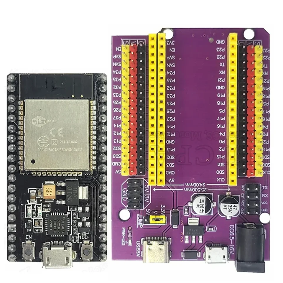 ESP32 38pin Expansion Board s CP2102 38PIN TYPEC Micro Development Board 2.4G WIFI BT Modul s nízkym výkonom Dual Core ESPWROOM32