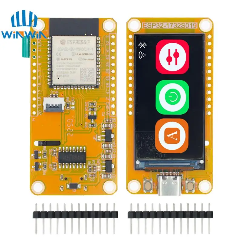 ESP32-S3 HMI 8M PSRAM 16M FLASH ARDUINO LVGL WIFI & Bluetooth
