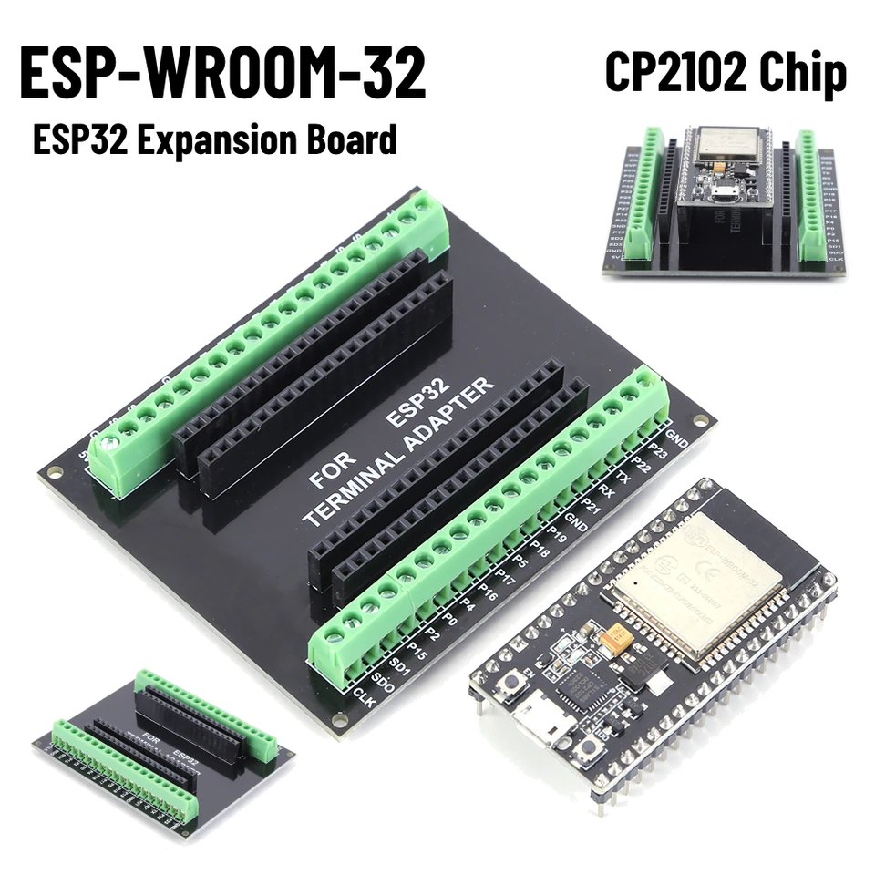 ESP32 Vývojová doska WiFi+Bluetooth Modul Ultra-Low Spotreba energie Dual Core Nodemcu-32S LUA 38PIN MODUL GPIO