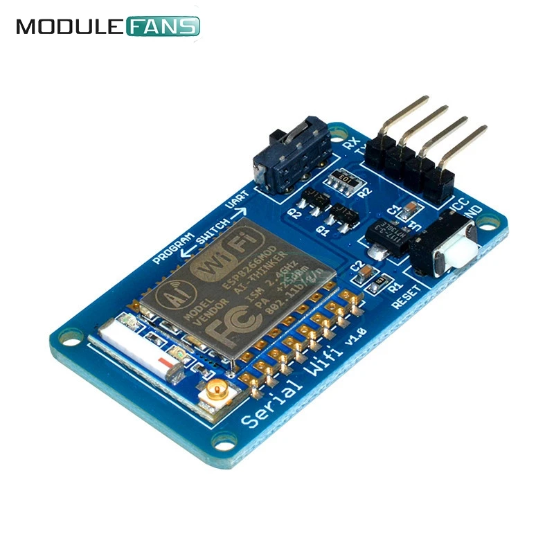 ESP8266 ESP-07 ESP07 WIFI Serial Tash Wireless Board Modul 3.3V 5V 8N1 TTL UART Port Controller pre Arduino R3