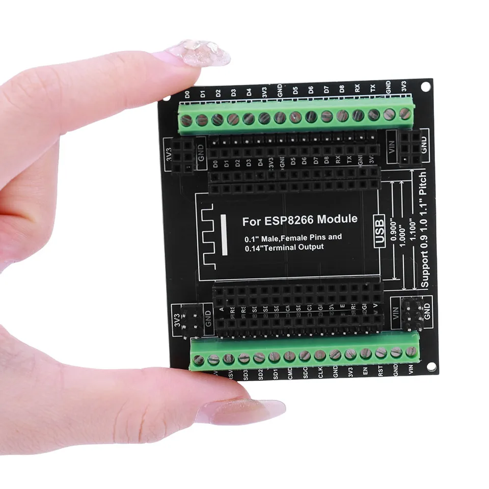 ESP8266 Modul expanznej dosky 30pins GPIO 1 do 3 expanzného modulu GPIO pre vývojovú radu ESP8266 ESP-12E NODEMCU