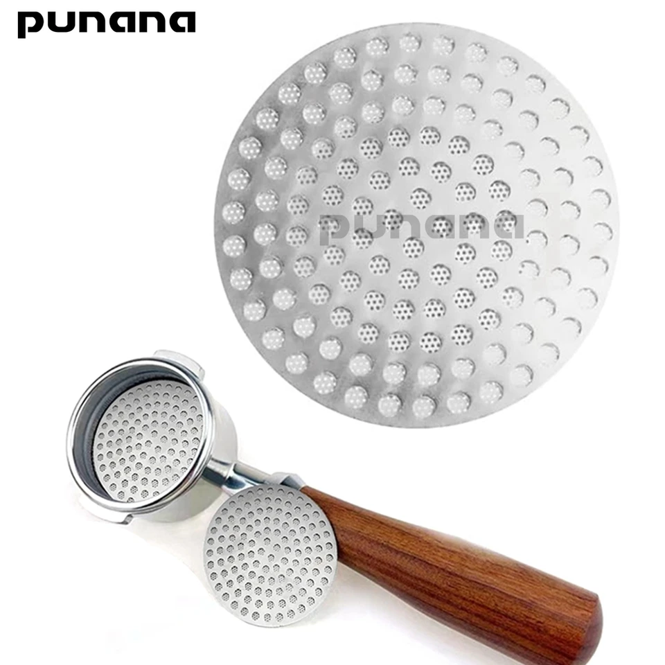 Espresso Puck Screen Dvojitá vrstva spodná sprchová obrazovka s jemnou sieťou 51/53/58 mm opakovane použiteľná kávová filter pre Portafilter Basket