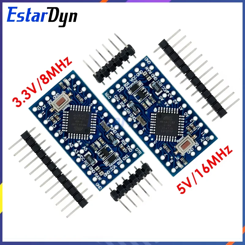 Estardyn Atmega328p Pro Mini 328 Mini Atmega328 5V/16MHz ATMEGA328 3,3V 8MHz pre vývojovú radu Arduino