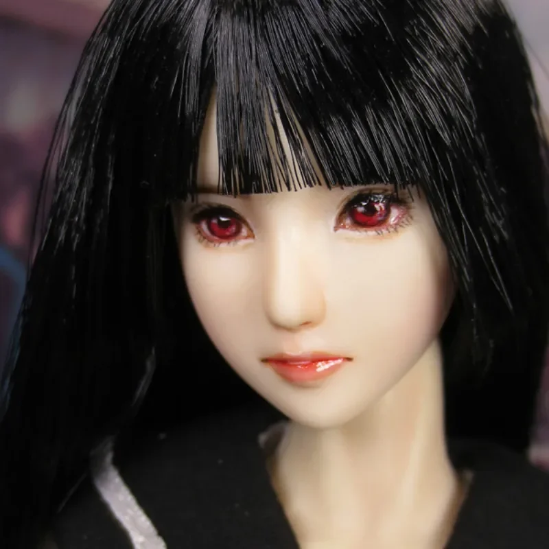 Estartek Prispôsobený 1/6 Obitsu Jigoku shoujo Mioyosuka Head Sculpt Ke26 pre 12inch akčnú postavu DIY