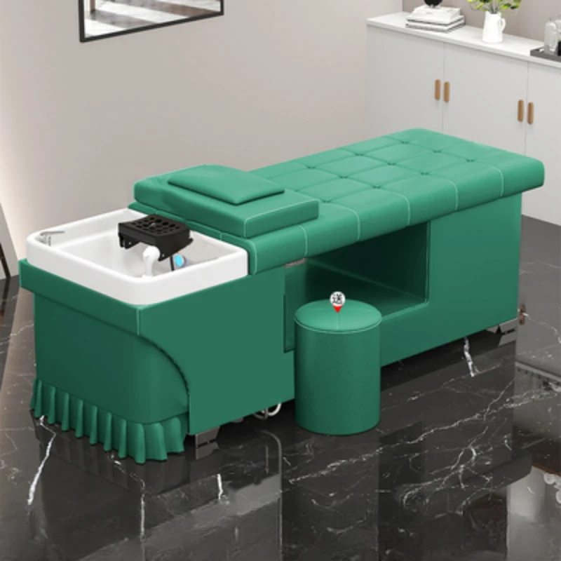 Estetická stolička Profesionálne kadernícke kaderníctvo Pedikúre Spa Foot Salons kreslo Kozijný salón Headspa Masáž ležadla vodný makeup