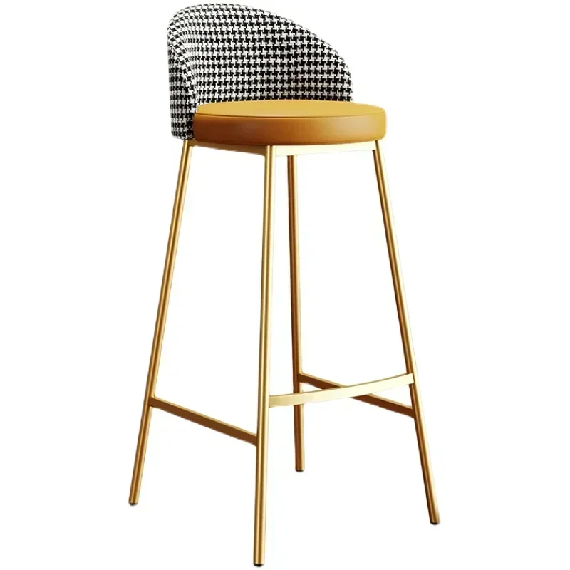 Esthetik obývacia izba dizajnér luxusný zlatý bar kreslo stoličky Ergonomická obývacia izba Soft Cadeiras Domáci nábytok