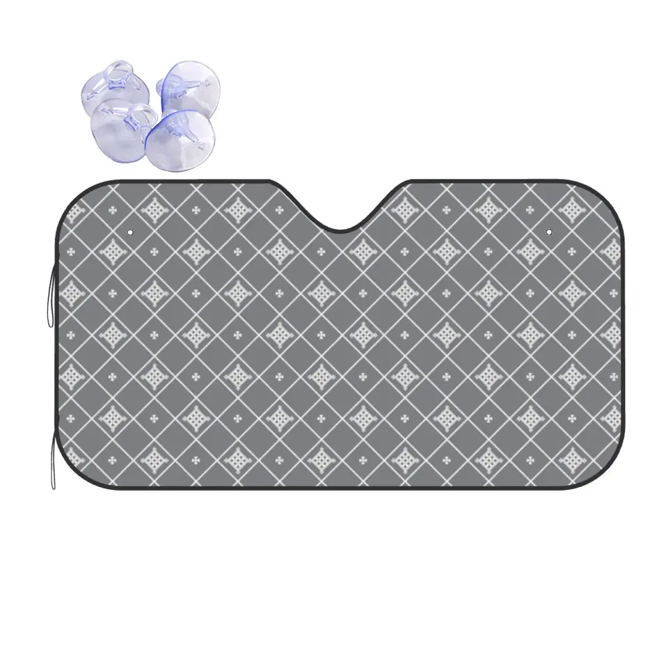 Etiópsky kríž Sunshade čelné sklo Etiópia Ortodoxná auto predné okno Visor 76x140cm Sunshade Visor Shield Ochrana prachu