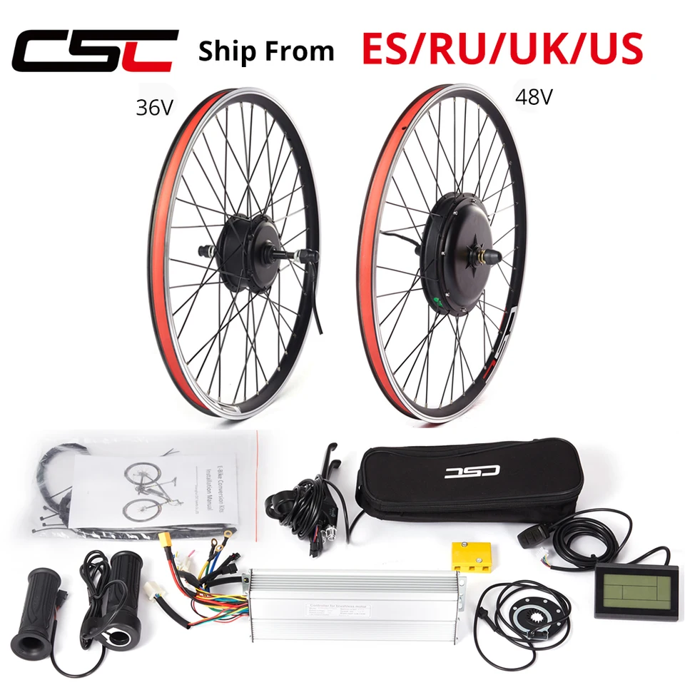 Eu Ru Stock Electric Bike Ebike Conversion Kit