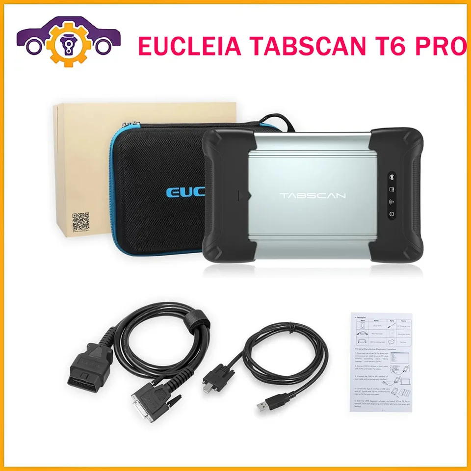 Eucleia tabscan T6 Pro Can Fd a Doip DOIP Inspection Inspection Automatické diagnostické programovacie nástroj