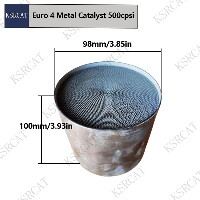 Euro 4 98x100 mm kovový katalyzátor 500 cpssi Automobilový časticový filter Katalyzátor pre emisie vozidla