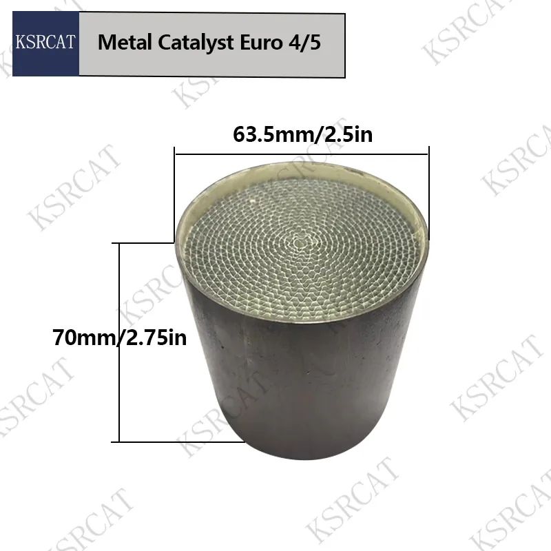 Euro 5 63,5*70 mm Univerzálne trojsmerné katalytické katalyzátor výfukového tlmiča tlmič katalyzátorov