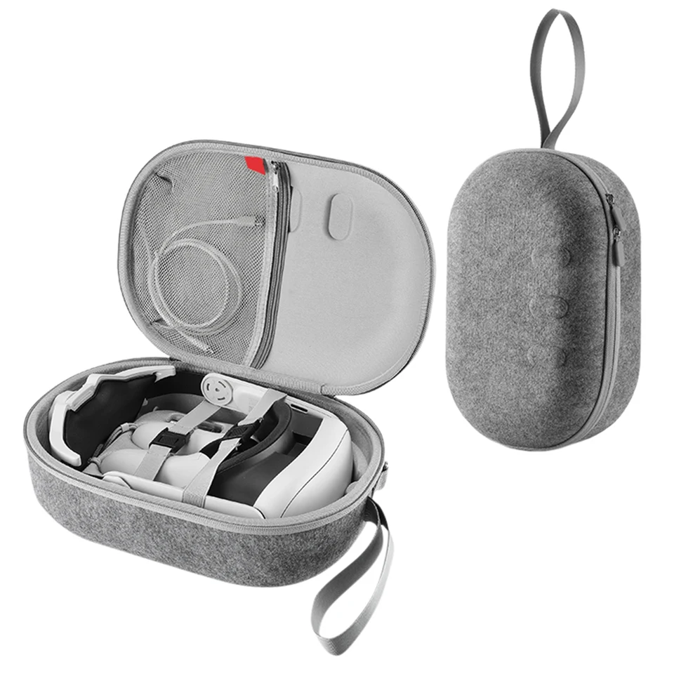 Eva Hard Carry Case Puzdro Anti-Scratch Ochranné puzdro s nabíjaním USB nabíjanie a ukladací taška na rameno pre meta quest 3