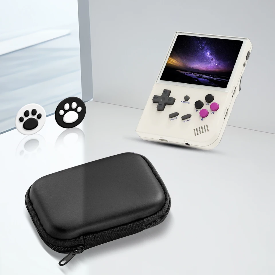 Eva Hardshell Case Witerproof s 2 Joystick Caps Retro Runcheld Game Console prenášajúca tašku pre Miyoo Mini Plus/RG35XX/R36S/R35S