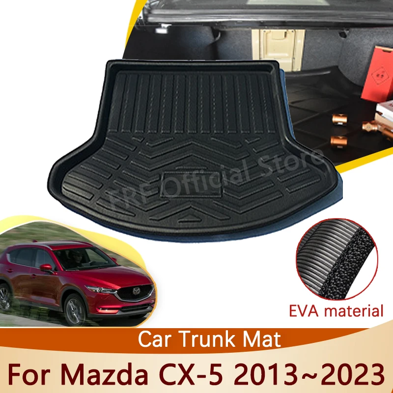Eva Zadný kufrový rohož pre Mazda CX-5 CX5 CX 5 KF KE 2023 ~ 2013 2014 2016 2018 2019 2020 2022