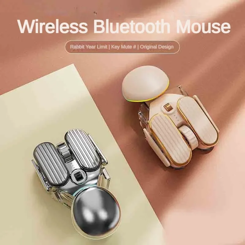 Eweadn Q3 Wireless Bluetooth Mouse Dual-Mode Mute Ergonomic nabíjateľný roztomilý PC NAPOŽITÝ príslušenstvo Dlhé životnosť batérie Dievčatá myš