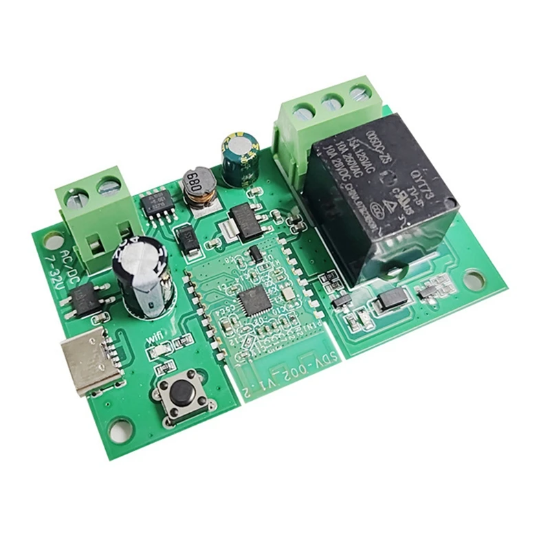 Ewelink Smart DC/7-32V DIY Single-Channel Bluetooth WiFi Indec Self-Locking Wireless Smart Home Relay Switch Modul