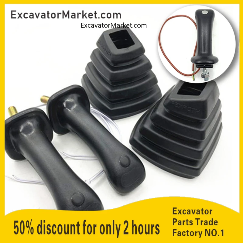 Excavator pre xcmg xe yuchai longgong 55/60/65/75-8/80 Lovol Rýpadlá rexroth joystick rukoväť lepidla Mini rýpadlo