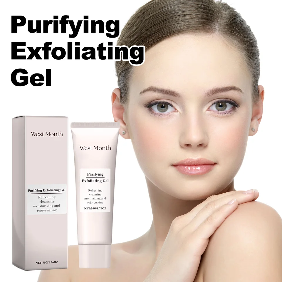 Exfoliačný odlupovací gél akné čierne hlavy Ošetrenie zmršťovacím póru Čistenie zvlhčujúceho výživné vyživovanie odumretej pokožky odstraňovača krém