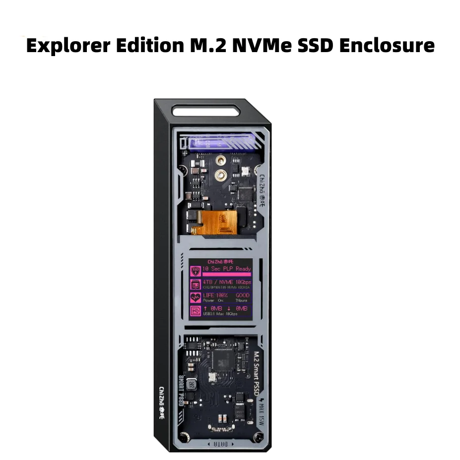 Explorer Edition M.2 NVME SSD Control, podporu 10S PLP zabraňuje strate dát, hodí sa na pcie NVME, veľkosť 2230/2242/2260/2280