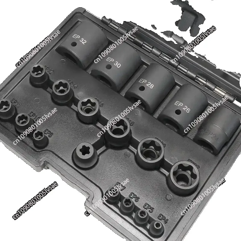 External Torx Plus Socket Set 6 -bodová EP zásuvka EP4, EP5, EP6, EP7, EP8, EP10, EP11, EP12, EP14, EP16, EP18, EP20, EP22, EP24 ...