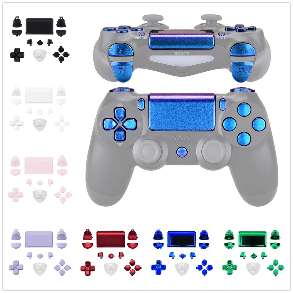 Externere Prispôsobené kompletne nastavené tlačidlá L1R1 L2R2 DPAD Home Zdieľanie možností s nástrojmi pre PS4 Slim Pro Controller CUH-ZCT2