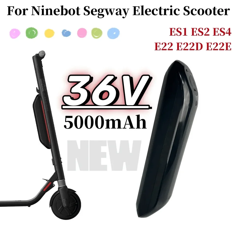 Externá batéria pre Ninebot Segway ES1 ES2 ES4 E22 E22D E22E Smart Electric Scooter 36V 5000 mAh príslušenstvo skútr