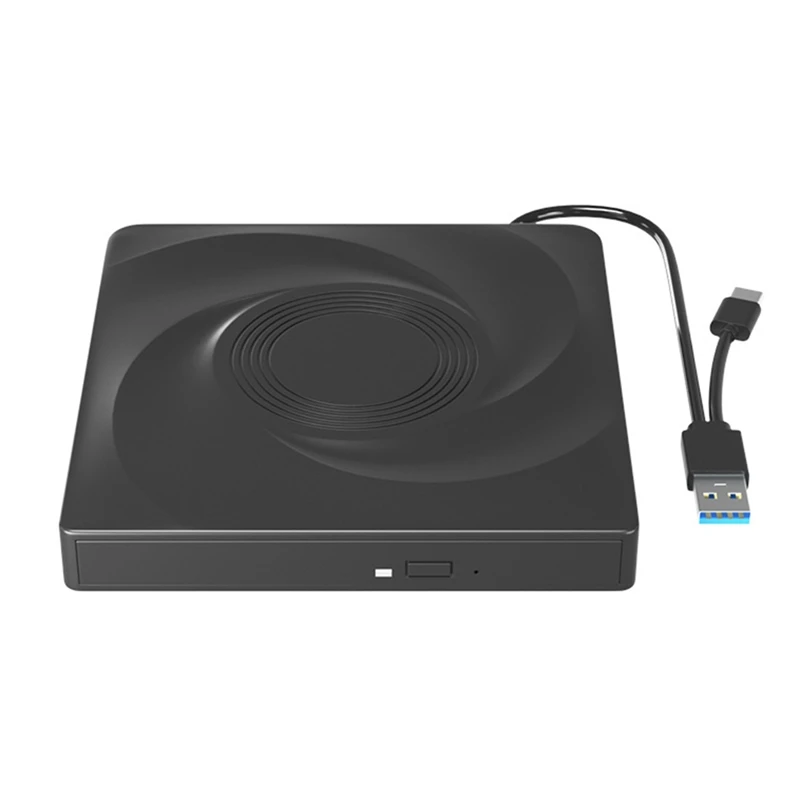 Externá jednotka CD/DVD Drive Prenosná CD DVD +/- RW Drive Optical Drive Player Reader USB 3.0 a Type-C pre výhru 11 10 8 7 Ľahko použiteľné