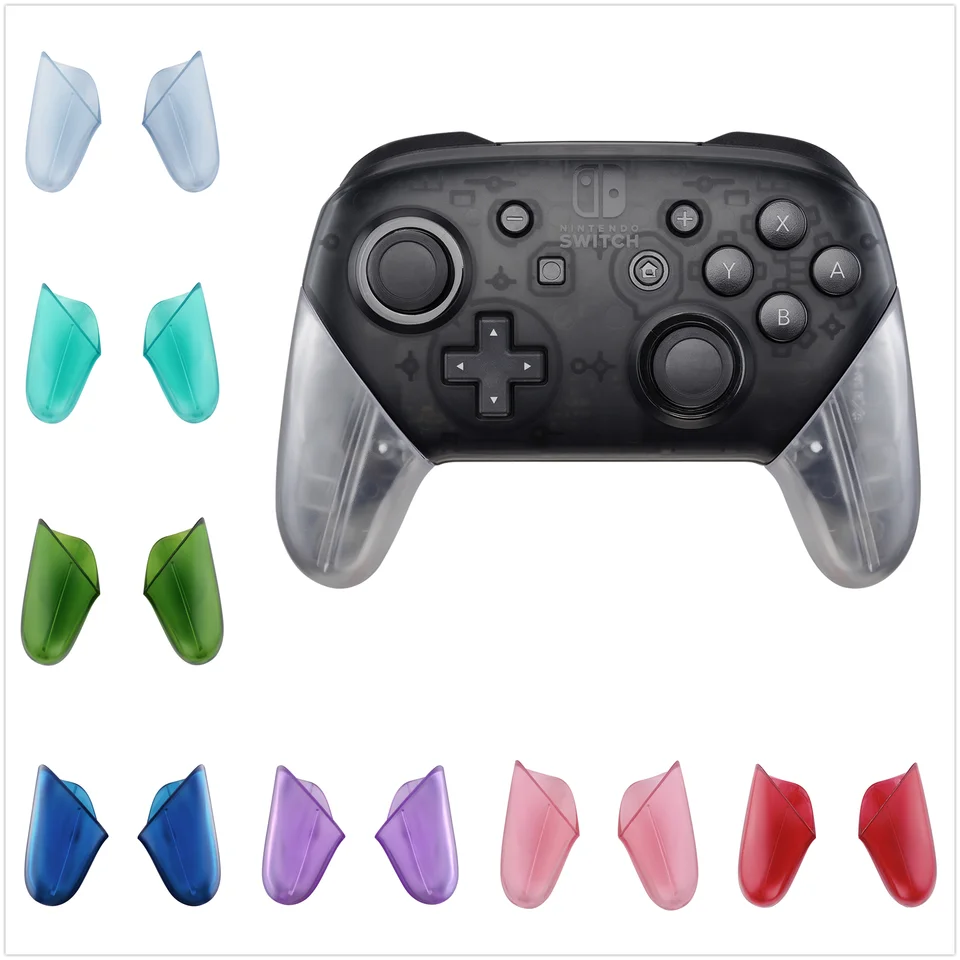externý priehľadný priehľadný výmenný rukoväte rukoväte pre rukoväte pre ovládač Nintendo Switch Pro - rôzne farby