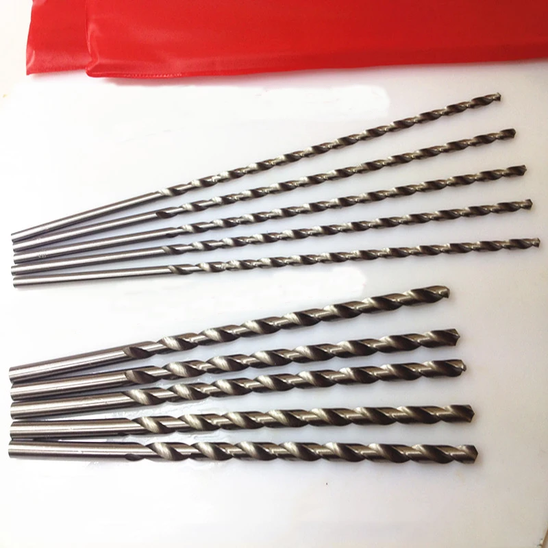 Extra dlhá 350 mm HSS Twist Drill Straigth Dreska Auger Drilling Bit 1 mm 3 mm 5 mm 6 mm 6 mm 6 mm 7 mm 7 mm 8 mm 8,5 mm 9 mm 9,5 mm 10 mm