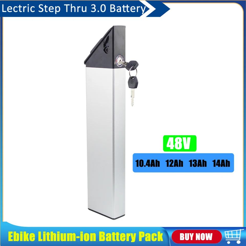 Extra dosah 48V 14AH 672WH integrovaný výmenný batériový balíček pre 500 W 750 W XP Step-Thru 3.0 Skladacie bicykle