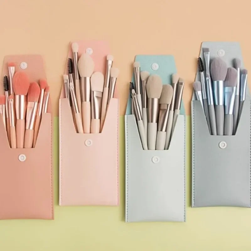 Eyeshadow Prenosná kefka Set Soft Fluff Brush Blush Blush Práškovú tieňovú základňu zmes korektora make -upu Nástroj Foundation Brush